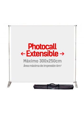 Photocall extensible