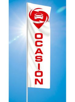 Bandera publicitaria para automoción