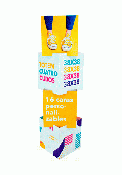 Totem Cubo Encajable