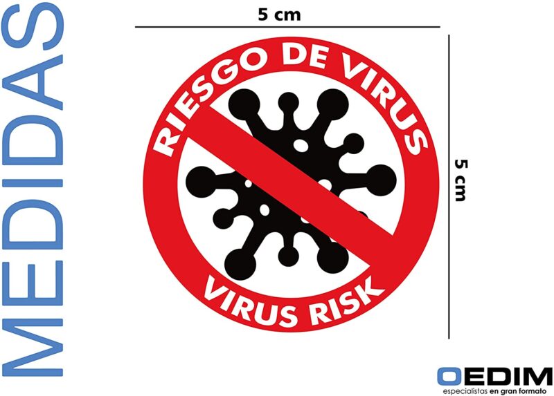 Vinilo adhesivo riesgo de virus