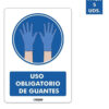 Señal Uso obligatorio de guantes