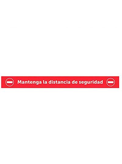 Vinilo adhesivo suelo Mantener distancia